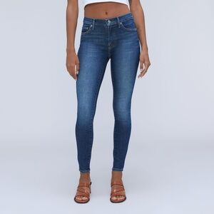 Everlane The Mid-Rise Skinny Stretch Jean Blue Base - Size 25